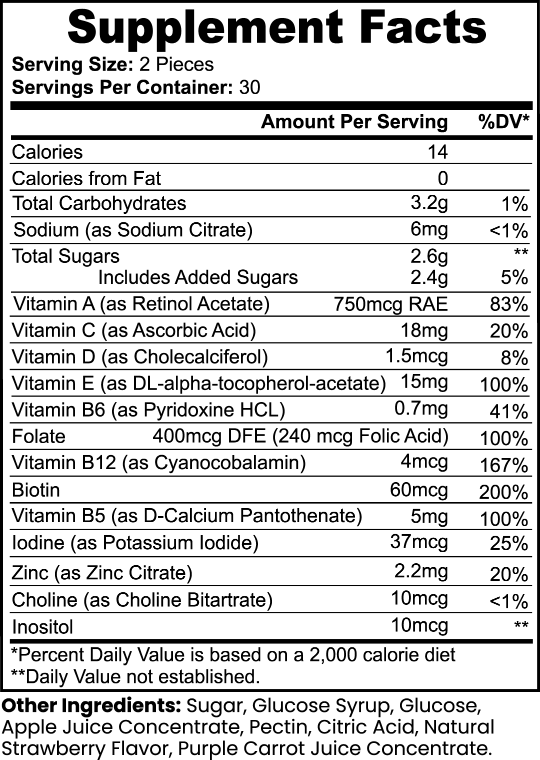 Multivitamin Bear Gummies - Multivitamin Gummies